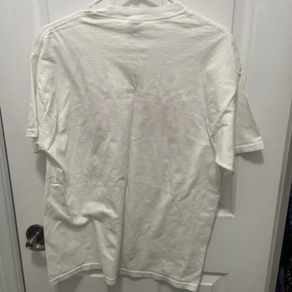 Jerzees Cream Tee with Bold Orange Virginia Design - Picture 8 of 13